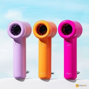 DOMA 8211 Mini Tornado II 高速手持戶外迷你便攜小風扇 內置 2000mAh 電池 4段風力 19000 rpm 超強風力 輕巧細小 帶有登山掛鉤 紫色