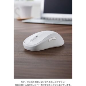 ELECOM OSMOD 7 雙模靜音無線滑鼠 白色