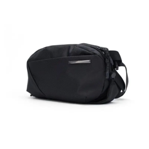 NIID NEO Nomad 系列  Sling N1 數碼機能斜肩包 4L1L可擴充底層 專利 Fast-Fit 速調肩帶 智能磁吸防盜袋 YKK拉鏈 防潑水隨身包  鑽石黑