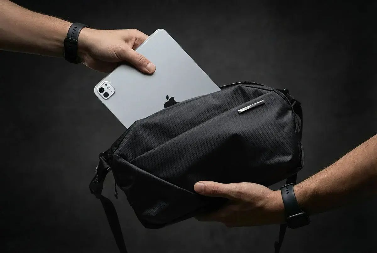 NIID NEO Nomad 系列  N2 MAX 職人版大容量斜肩包  珍珠灰