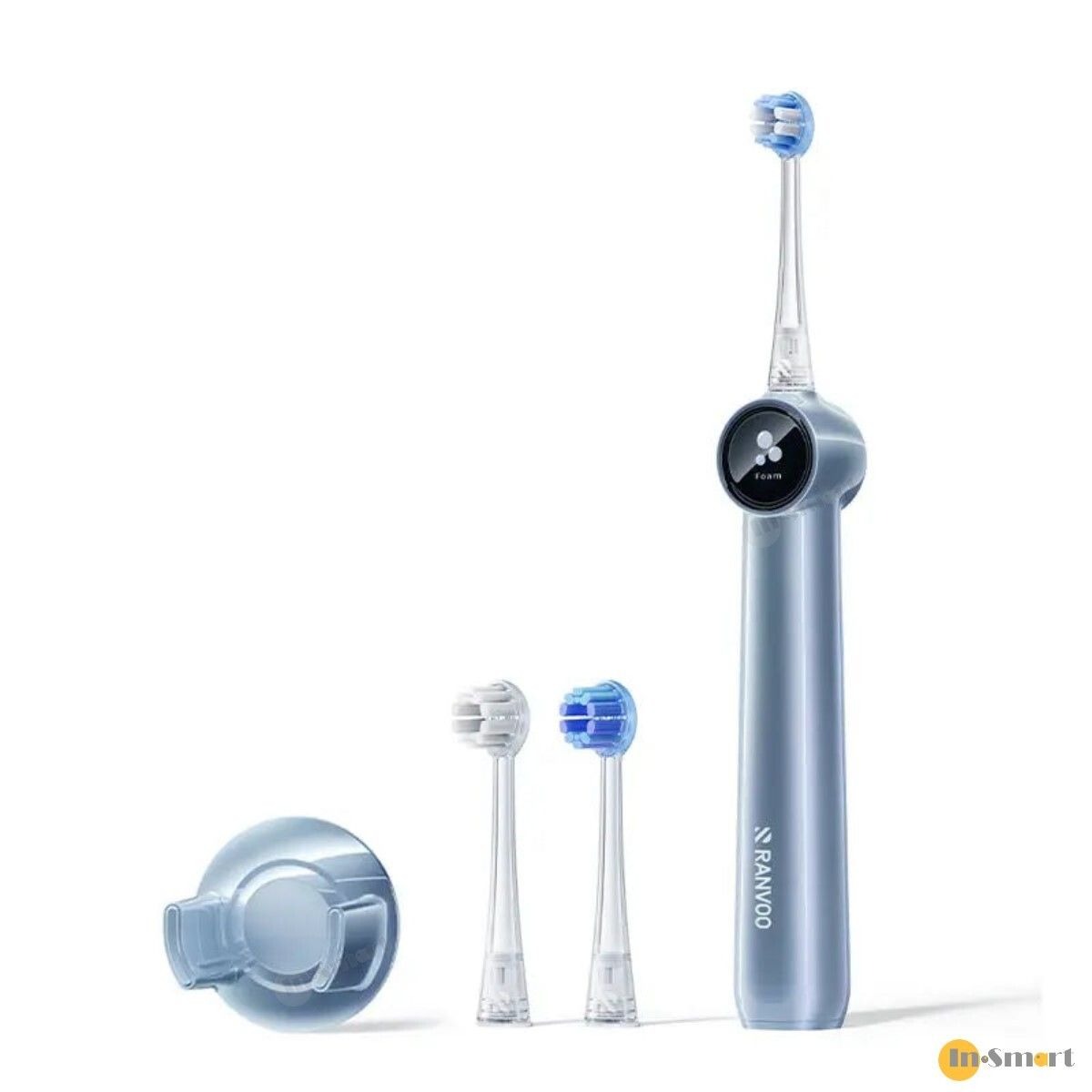 RANVOO AirJet II PH5 X5 次世代噴氣式電動牙刷 牙縫無殘渣 牙齦不出血 釉質不磨損 亮白牙齒 保護牙齦 超強潔淨力 AI 智慧芯片 靈活深入後槽 磁吸充電壁掛