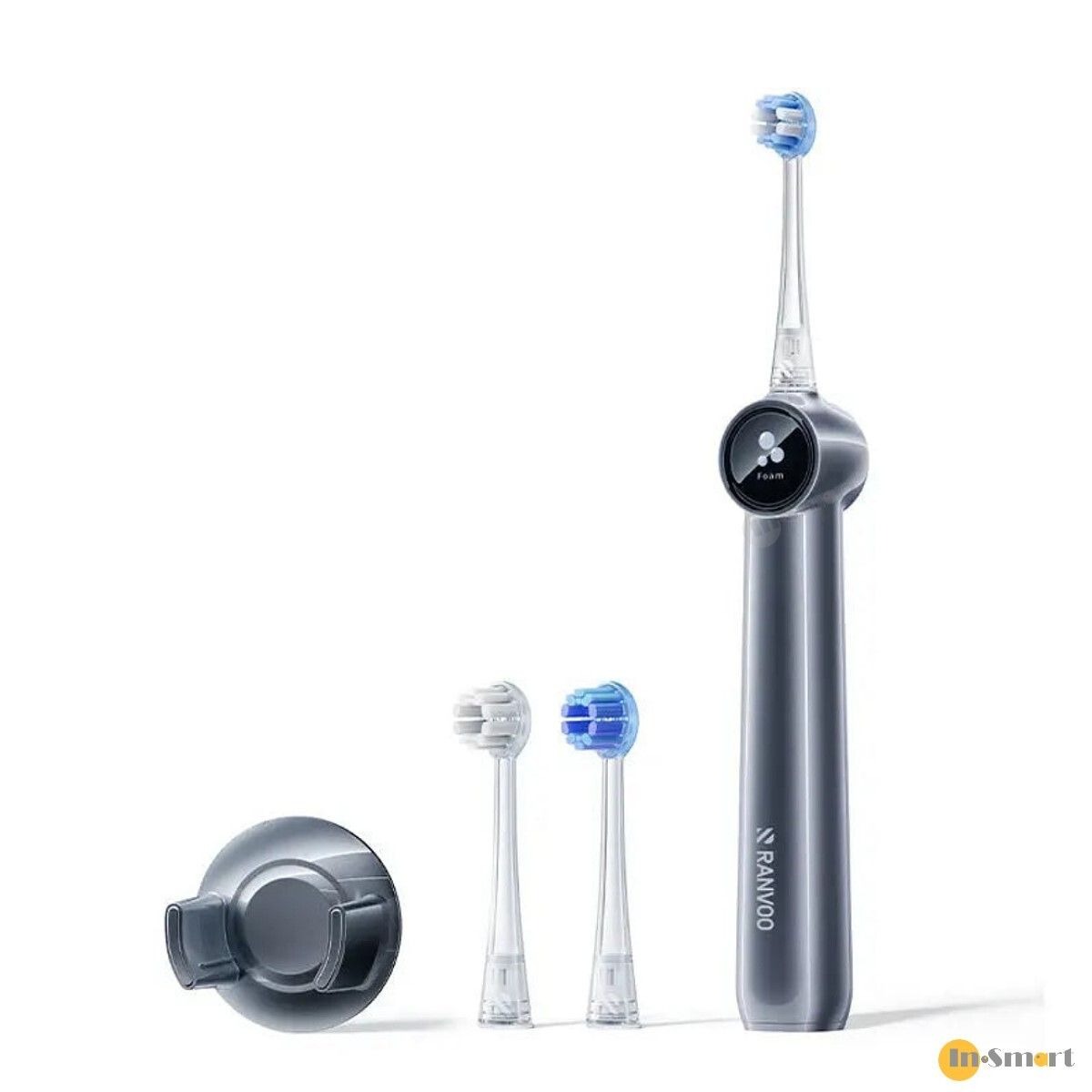 RANVOO AirJet II PH5 X5 次世代噴氣式電動牙刷 牙縫無殘渣 牙齦不出血 釉質不磨損 亮白牙齒 保護牙齦 超強潔淨力 AI 智慧芯片 靈活深入後槽 磁吸充電壁掛