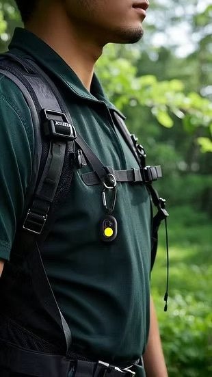 SORBO 迷你照明超聲波驅蚊器 升級版 7段變頻 360度全方位防蟲屏障 3段照明 無化學成分 兒童寵物安全  黑色掛扣款式