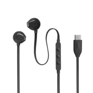 JBL Tune 305C USB-C 入耳式耳機 黑色 高解析音質Pure Bass低音三鍵式線控麥克風EQ預設