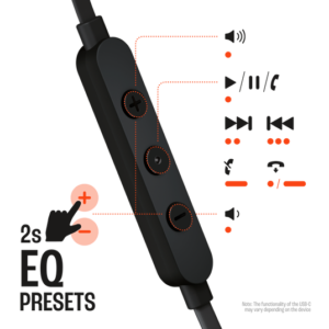 JBL Tune 305C USB-C 入耳式耳機 黑色 高解析音質Pure Bass低音三鍵式線控麥克風EQ預設