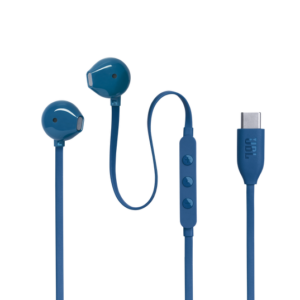 JBL Tune 305C USB-C 入耳式耳機 藍色 高解析音質Pure Bass低音三鍵式線控麥克風EQ預設