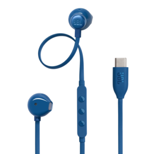 JBL Tune 305C USB-C 入耳式耳機 藍色 高解析音質Pure Bass低音三鍵式線控麥克風EQ預設