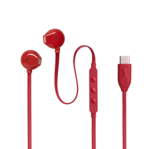 JBL Tune 305C USB-C 入耳式耳機 紅色 高解析音質Pure Bass低音三鍵式線控麥克風EQ預設