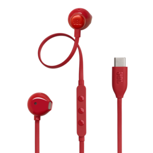 JBL Tune 305C USB-C 入耳式耳機 紅色 高解析音質Pure Bass低音三鍵式線控麥克風EQ預設