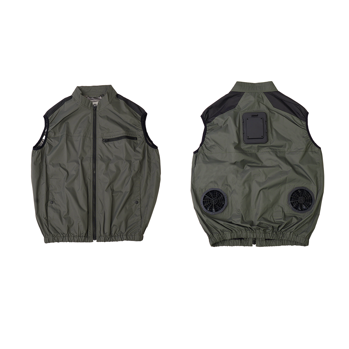 THANKO Cooling Vest 2026 極冷冷藏服 背心 8211 帕爾帖半導體制冷 -19C 雙風扇 戶外工作工地外送降溫 首批送20000mAh電源 綠色 Free Size