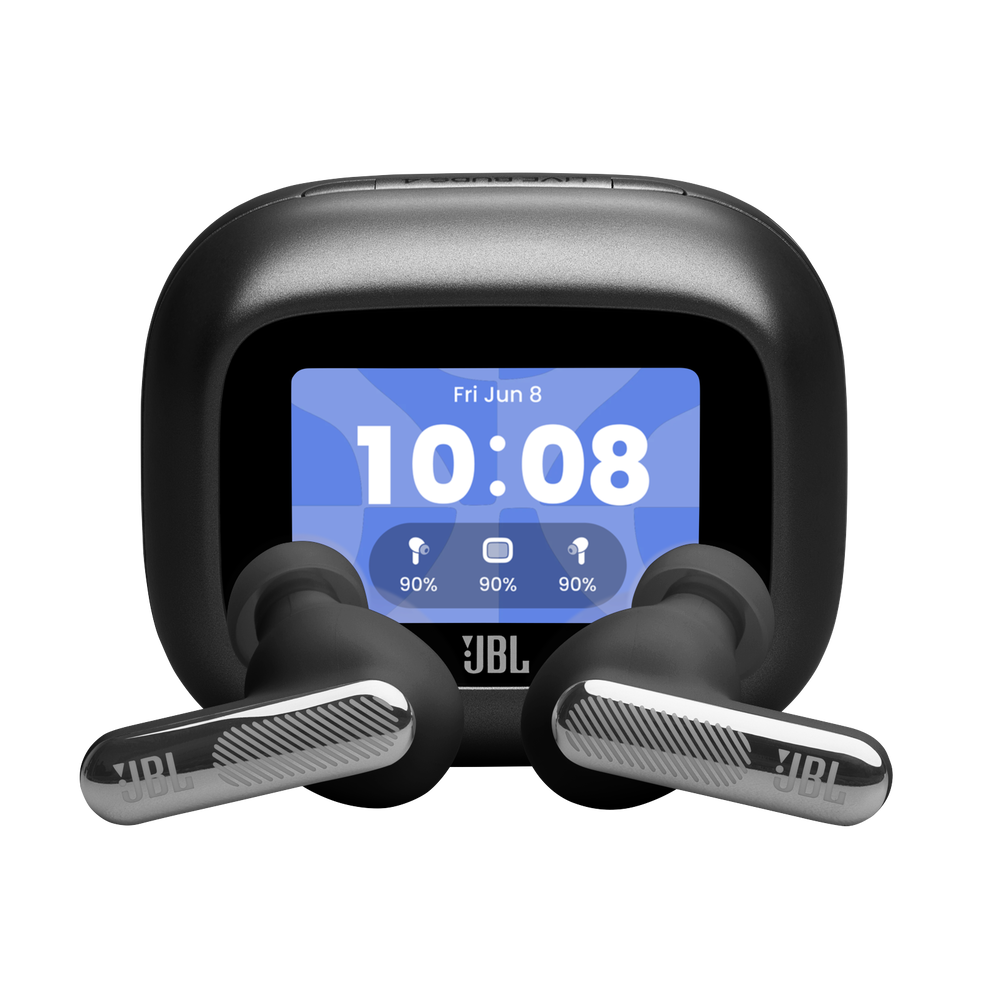 JBL Live Buds 4 真無線降噪藍牙耳機 黑色 Smart Case觸控盒Hi-Res高解析音質40小時續航6麥克風通話IP55