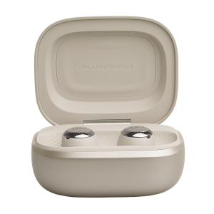 JBL Live Buds 4 真無線降噪藍牙耳機 香檳金色 Smart Case觸控盒Hi-Res高解析音質40小時續航6麥克風通話IP55