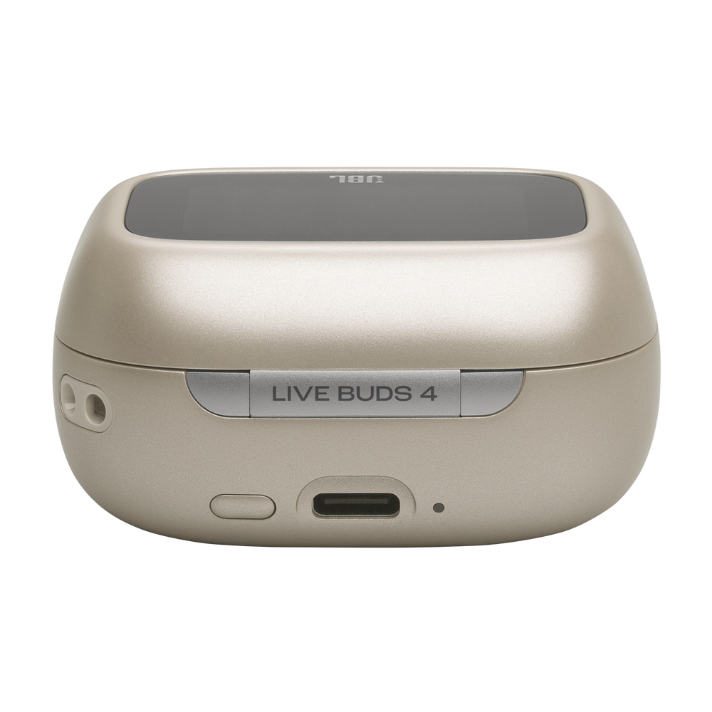JBL Live Buds 4 真無線降噪藍牙耳機 香檳金色 Smart Case觸控盒Hi-Res高解析音質40小時續航6麥克風通話IP55