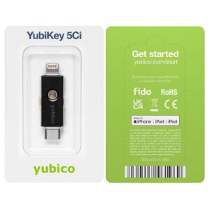 In-Smart YUBICO YubiKey 5C NFC USB-C  NFC 多重認證保安鎖匙 Firmware 57 或之後韌體版本 複製