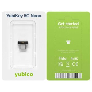 YUBICO YubiKey 5C Nano USB-C 多重認證保安鎖匙