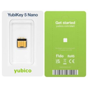 YUBICO YubiKey 5 Nano USB-A 多重認證保安鎖匙