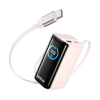 MOKiN 10000mAh 45W自帶伸縮線流動充電器 支援AVS 輸出 MOPB0902 原裝行貨 粉紅色